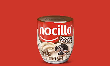 Nocilla Cookies&Cream Reusable glass 180g USA